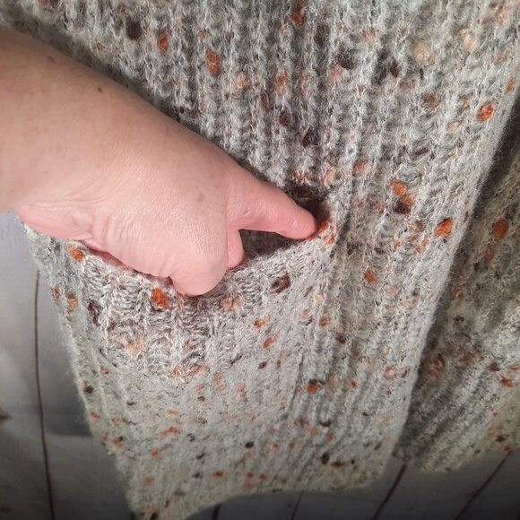 Cupcakes And Cashmere Wool Speckles Open Front Knit Cardigan - Picture 5 of 11